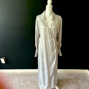 H&M Wrap shirt dress.